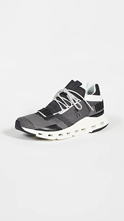 Shop On Cloudnova Sneakers In Black/white