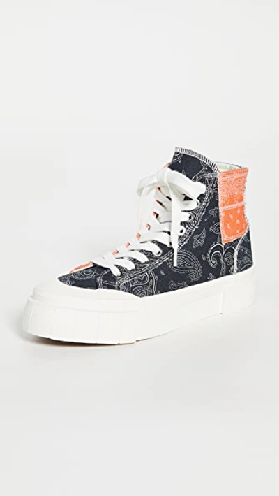 Shop Good News Palm Paisley Sneakers In Patchwork