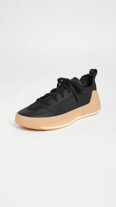 Shop Adidas By Stella Mccartney Asmc Treino Sneakers Cblack/cblack/owhite