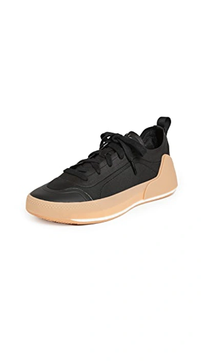 Shop Adidas By Stella Mccartney Asmc Treino Sneakers Cblack/cblack/owhite