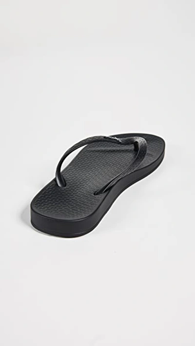 Shop Ipanema Ana Flip Flops Black