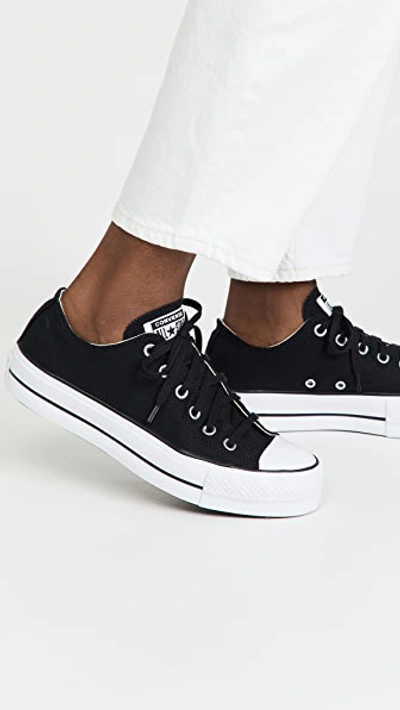 Converse Chuck Taylor All Star Lift Sneakers Black/white/white In Black/white/white