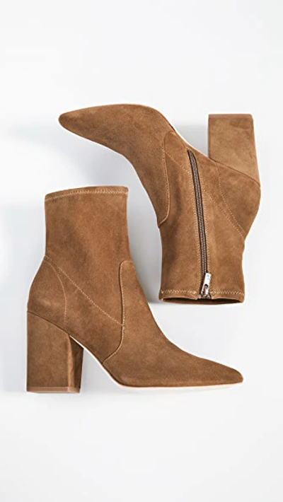 Loeffler Randall Isla Slim Ankle Booties In Cacao