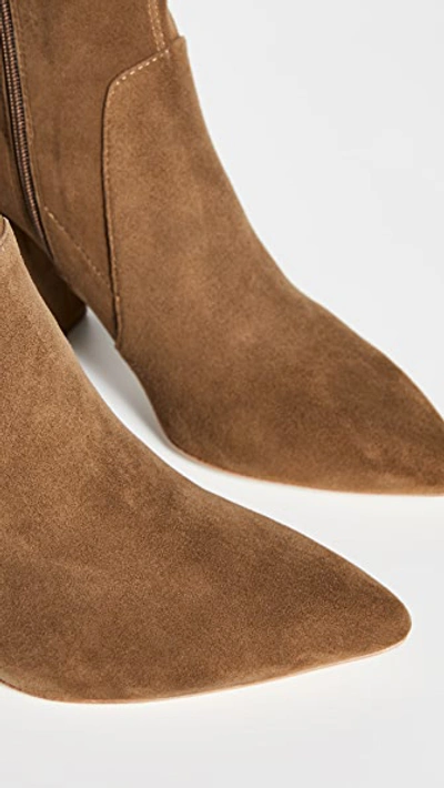 Loeffler Randall Isla Slim Ankle Booties In Cacao