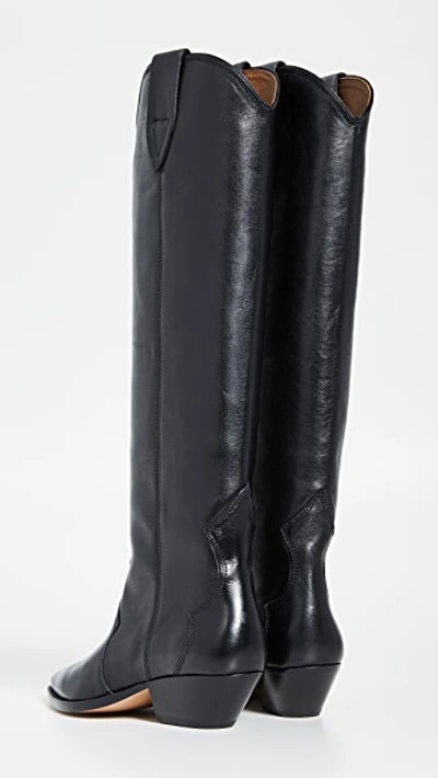 Isabel Marant Marant Denvee 40mm Knee High Boots In Black