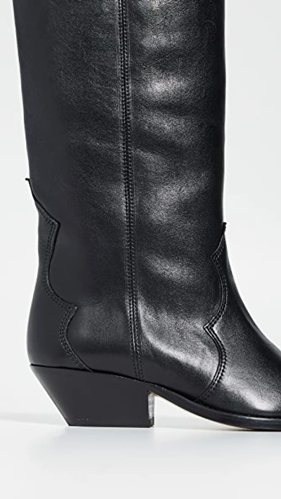 Isabel Marant Marant Denvee 40mm Knee High Boots In Black