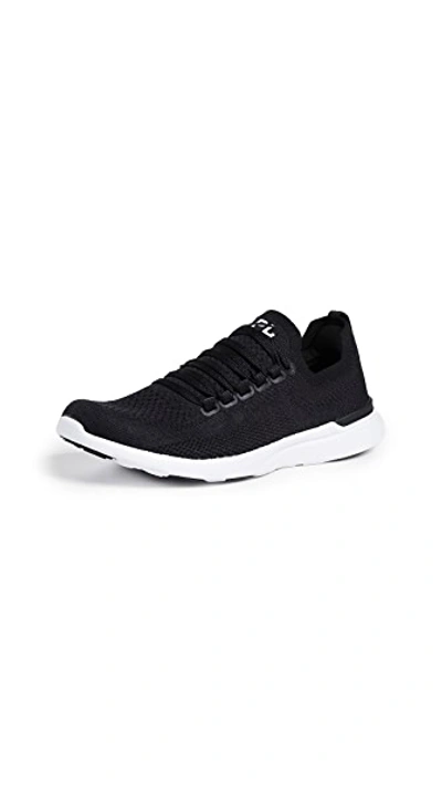 Shop Apl Athletic Propulsion Labs Techloom Breeze Sneakers Black/black/white