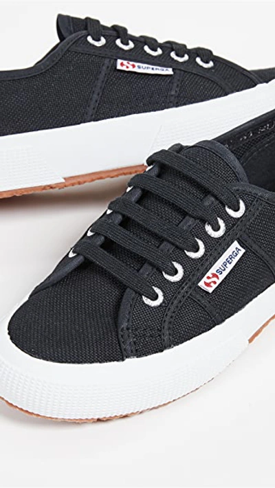 Shop Superga Cotu Classic Lace Up Sneakers Black