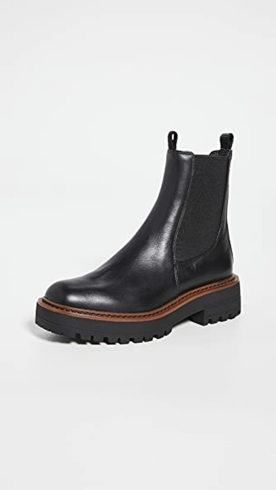 Sam Edelman Laguna Waterproof Lug Sole Chelsea Boot In Black