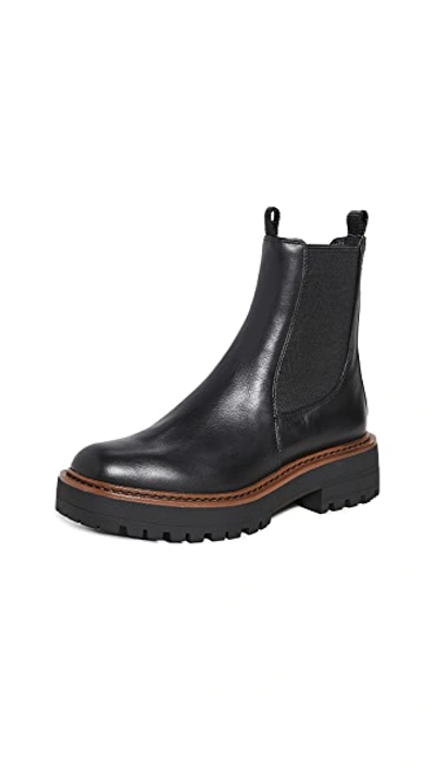Sam Edelman Laguna Waterproof Lug Sole Chelsea Boot In Black
