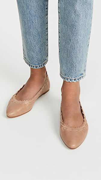 see by chloe jane pointed ballet flats