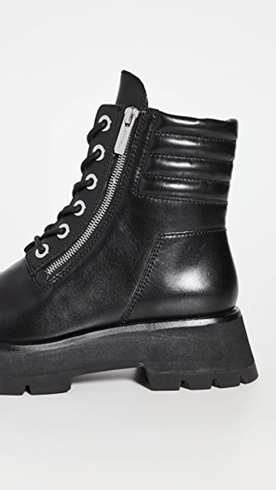 Shop 3.1 Phillip Lim / フィリップ リム Kate Lug Sole Double Zip Boots In Black