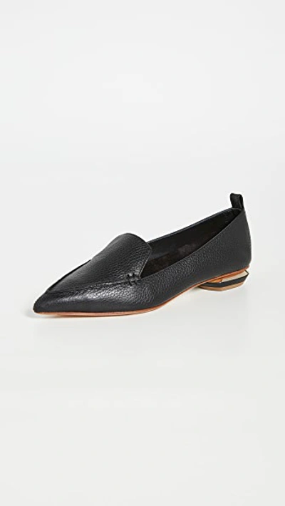 Shop Nicholas Kirkwood Beya Loafers In Black