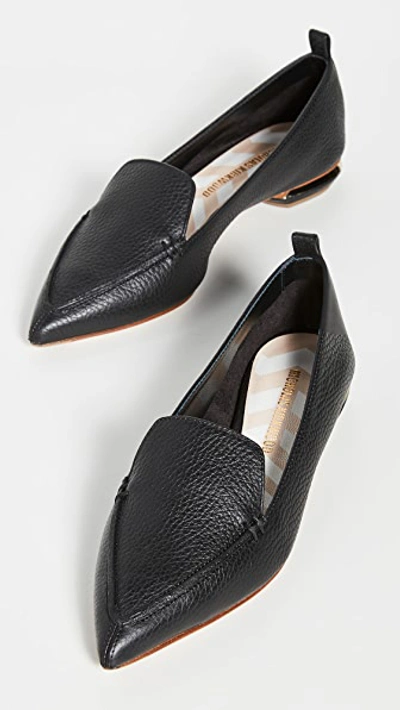 Shop Nicholas Kirkwood Beya Loafers In Black