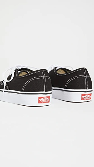 Shop Vans Ua Authentic Sneakers Black