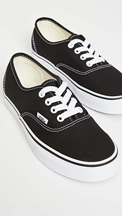 Shop Vans Ua Authentic Sneakers Black