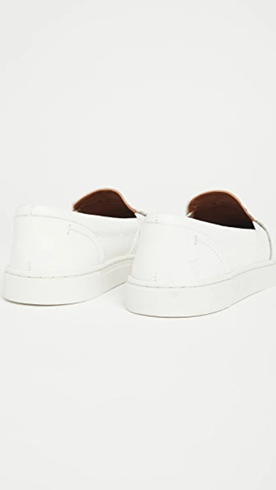 Shop Frye Ivy Slip On Sneakers In White