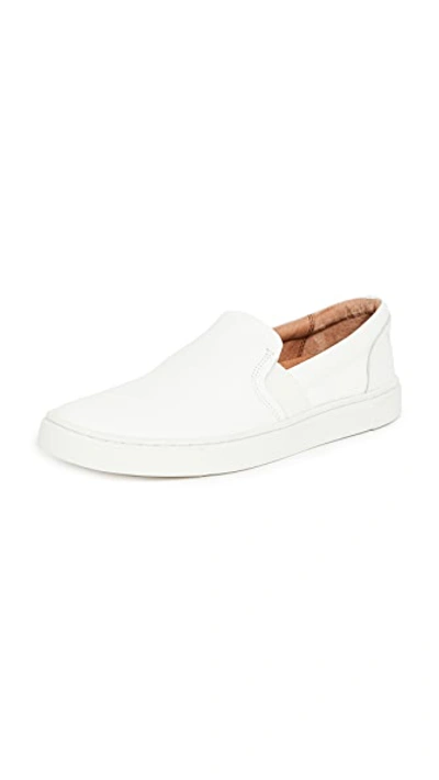 Shop Frye Ivy Slip On Sneakers In White