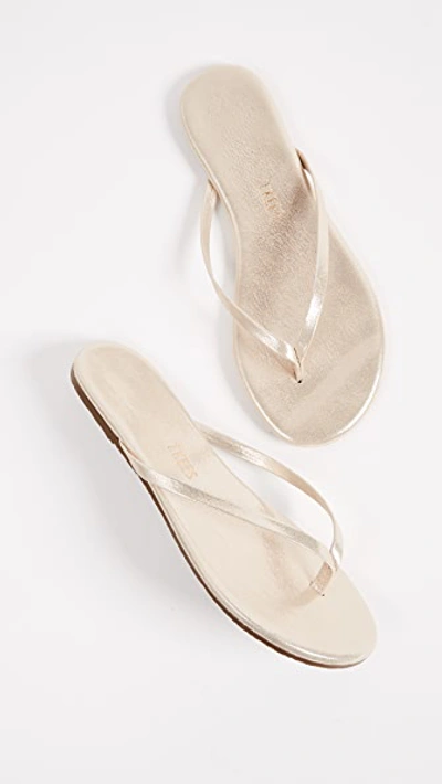Tkees Glitters Flip Flops In Pink Pearl