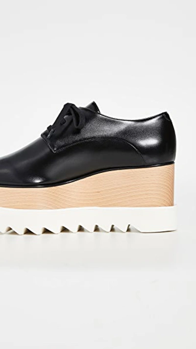Stella Mccartney Elyse Platform Lace-up Shoes In Black