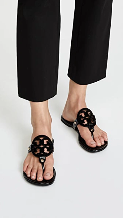 Tory Burch Miller Soft Sandal In Black