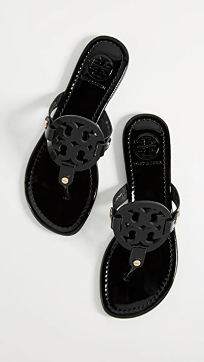 Tory Burch Miller Soft Sandal In Black