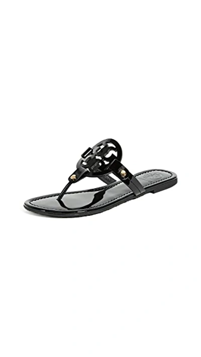 Tory Burch Miller Soft Sandal In Black
