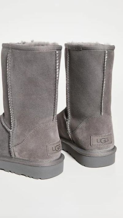 Shop Ugg Classic Short Ii Boots Grey