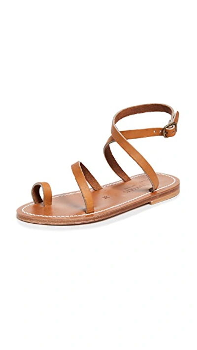 Shop Kjacques Loki Sandals In Pul Naturel