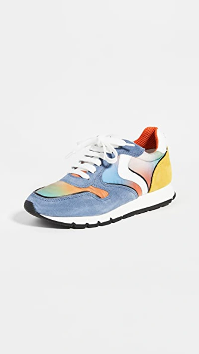 Shop Voile Blanche Julia Exclusive Sneakers In Light Blue Multi