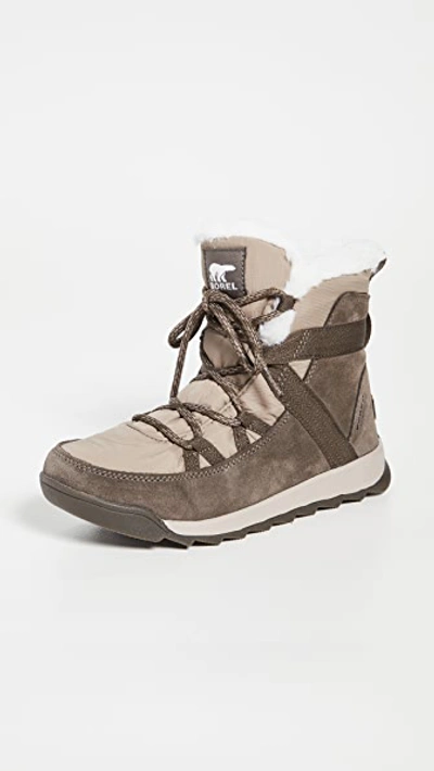 SOREL WHITNEY II FLURRY BOOTS OMEGA TAUPE 5 SOREL20506