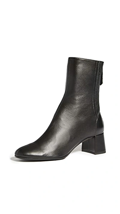 Aquazzura Saint Honore 50mm Leather Boots In Black