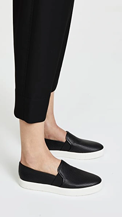 Shop Vince Blair Slip On Sneakers Black