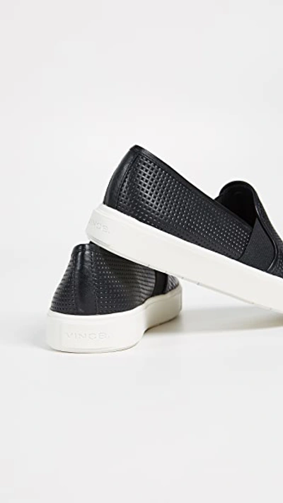 Vince Blair Slip On Sneakers In Black