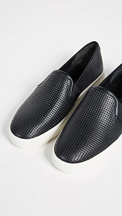 Shop Vince Blair Slip On Sneakers Black