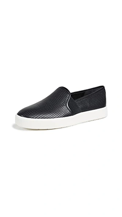 Vince Blair Slip On Sneakers In Black