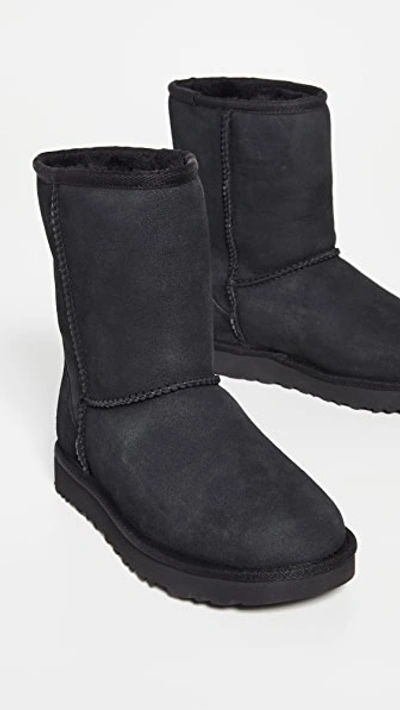 Ugg Classic Short Ii Boots Black In Black
