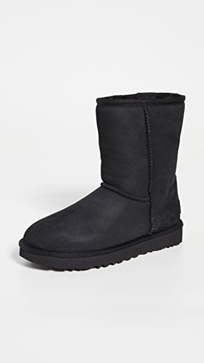 Ugg Classic Short Ii Boots Black In Black