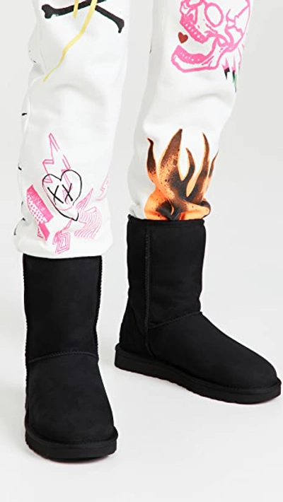 Ugg Classic Short Ii Boots Black In Black