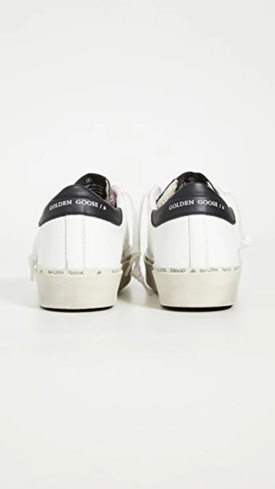 Shop Golden Goose Hi Star Sneakers In White/iridescent