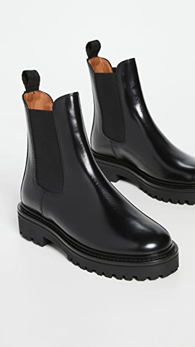 Isabel Marant 20mm Castay Leather Chelsea Boots In Black | ModeSens