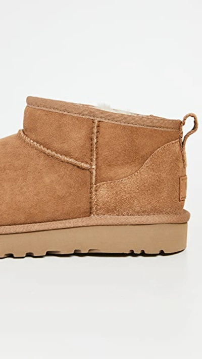 Ugg Classic Ultra Mini Chestnut Ankle Boot In Chestnut