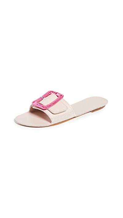 Shop Definery Loop Open Slides In Nude