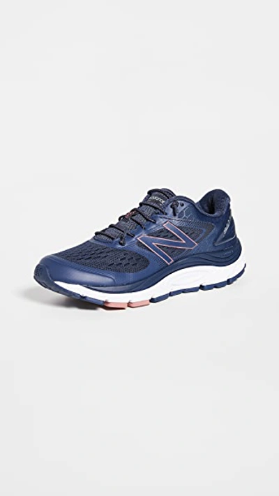 Shop New Balance 840v4 Road Running Sneakers In Natural Indigo/white/off Road