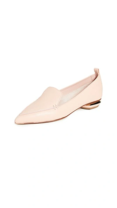 Shop Nicholas Kirkwood Beya Loafers In Powder