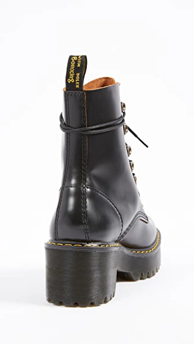 Shop Dr. Martens' Leona 7 Hook Boots Black