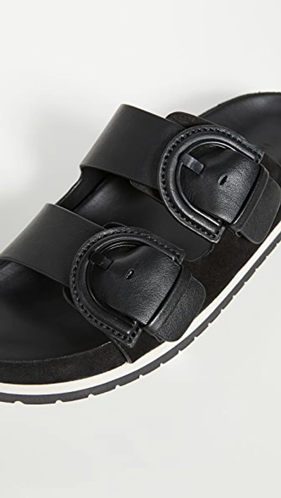 Shop Vince Glyn Slides In Black