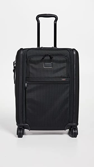 Shop Tumi Alpha Continental Dual Access 4 Wheel Carry On Suitcase Black