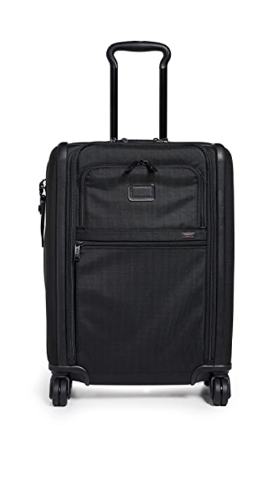 Shop Tumi Alpha Continental Dual Access 4 Wheel Carry On Suitcase Black