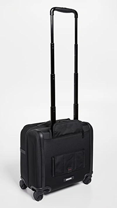 Shop Tumi Alpha Compact 4 Wheel Briefcase Black